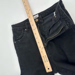 Rolla's  Jeans Eastcoast Boot High Rise Crop Womens Size 29 Black Raw Hem Denim  Photo 3