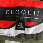 Eloquii  Red Floral High Waist Shorts Photo 5