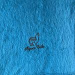 Alpaca Chile Peru Blue Fringe Scarf Soft Brushed Knit Winter Wrap Photo 1