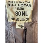 Nili Lotan Pants Womens 4 Lilac East Hampton Straight Chino Made USA New Tag Purple Photo 2