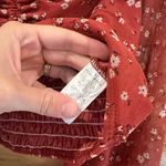 Dee Elly  Ruched Floral Top size M Photo 2