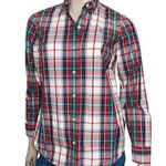 Vineyard Vines  Women’s Size 4 Red White Green Blue Plaid Button Down Shirt Photo 0
