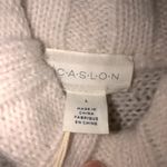 Nordstrom Caslon Textured Mock Neck Sweater Ivory Large Photo 5