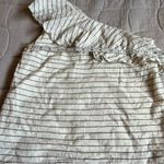 L'Academie NWOT  Los Angeles The Cecile Top Striped One-Shoulder Women's Top Photo 2