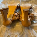 Marc Fisher Women Hammy Heeled Slide Sandals Size 61/2 Beige Photo 7