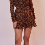 Finders Keepers  Lana Animal Print Mini Dress‎ Photo 0