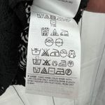 Banana Republic  XS Petite NWT Black Scallop Lace Long Sleeve Sweats Blouse Top Photo 9