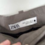 ZARA Women’s Medium Grey Wide Leg Trouser Dress Pants Photo 1