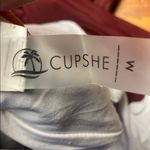 Cupshe  Maroon One Piece Swimsuit with Bow Photo 2