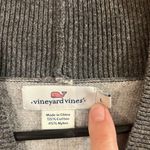 Vineyard Vines Vineyard vine women’s turtle mock neck two tone gray sweater size large . Photo 1