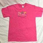 Bubble gum pink Cancun graphic tee shirt size medium Photo 0
