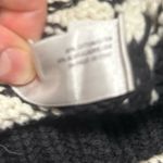 Old Navy Black and White Striped Cardigan Sweater Sz. L old money career office Photo 3