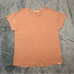 prAna Pink Coral Basic Lounge Casual Loose Fit Short Sleeve Tshirt Size Small Photo 1