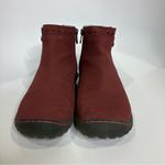 Jbu  by Jambu Juno maroon faux leather ankle boots women’s size 7 casual winter Photo 1