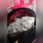 Juicy Couture  Mini Cherry Charm Backpack Crossbody Designer Pink Black Photo 4