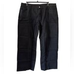 HBER Wide Leg Black Jeans Pants Relaxed Fit Baggy Flare 4XL 22W NWT Photo 1