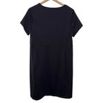 Duluth Trading Dress Sz L Black Short Sleeve Active UPF Zip Pocket Casual Size L Photo 1