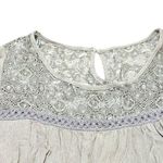 Late August  Boho Shirt Taupe Long Sleeves with Elastic Size Small NWT Photo 2