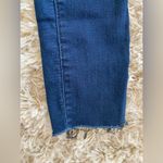 Free People  Skinny Jeans High Waist Jeggings Denim Frayed Hem Pull On Stretch 28 Photo 6