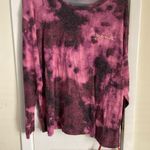 PINK - Victoria's Secret  Pink and Black Tie-Dye Long Sleeve Photo 0