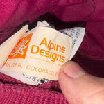 Vintage Alpine Designs Pink Ski & Snow Bib Overalls XS Photo 1