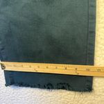 Judy Blue Jeans Womens 24W Dark Teal Wide Leg Crop Button Fly Raw Hem Stretch Photo 7