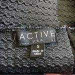 Active USA A-Line High Waisted Mini Skirt Black S Photo 2