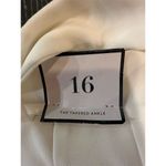 White House | Black Market Women's Ivory Tapered Ankle Pants Size 16 Photo 9