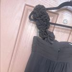 Bill Levkoff  Black One-Shoulder Gown with Floral Accent Photo 3