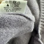 NWT Black goat Cashmere Dress Lilac Gathered Waist Knee Length Sweater Dress L Purple Size L Photo 3