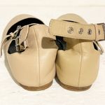 Rebecca Minkoff  Size 7M Soft Leather Tan Ballet Flat Shoes Ankle Buckle Photo 3