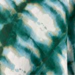Jones Wear Green Blue Cream Tie Dye Watercolor Linen Blend Skirt 18 Photo 1