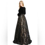 Mac Duggal   67614 Velvet Long Sleeve Sequined Ballgown Dress Photo 2