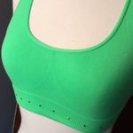 DANCE SPANDEX SPORT BRA Green Photo 1
