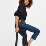 Levi's Levi’s Wedgie Straight Fit Jeans in Charleston Outlasted - Dark Wash Size 27 Photo 1