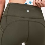 Lululemon Athletica High Rise All The Right Places Crop II 23” Sz 6 Dark Olive Photo 3
