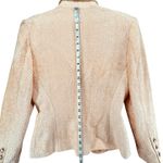 Vertigo Paris Blazer Women M Peach Soft Boucle Wool Blend Buttoned Jacket France Photo 7