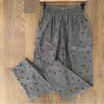 CHAUS NEW YORK Vintage Chaus Sport Medallion Printed Tapered Pants in Heather Grey Size Medium Photo 6