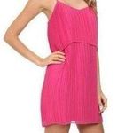 BCBGeneration Pleated Popover Mini Dress in Pink Size S Photo 0