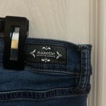 Nanette Lepore  Blue Flare Wide Leg Jeans Photo 6