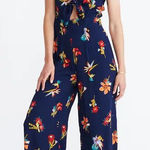 Madewell Plumeria Cutout Jumpsuit in Bird of Paradise, Size 2 Photo 0
