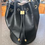ZARA black bucket bag draw string closure Photo 0