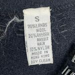 Ellen Tracy Vintage Black Angora Sweater Short Sleeve Beaded Wool Blend Sweater Top Size S Photo 6