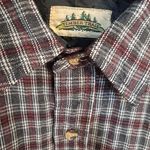 Timber Trail‎ Red, White and Green Button Up Insulated Flannel Size XL Red Photo 1