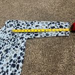 Denim & Co Brown Black Spotted Pullover O Photo 7