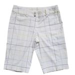 Nike  Dri Fit Tour Performance Golf Womens 6 Shorts White Plaid Active Stretch Photo 0