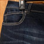 1822 Denim  Heritage Classic Denim Crop‎ Jeans in Dark Blue Indigo Wash Size 18W Photo 1