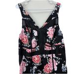 Torrid  Black Floral Stretch‎ Scuba Bodycon Sleeveless Dress Size 2X Photo 6