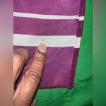 Loft Purple and White Geometric Dress with Bottom Slit size XS Photo 7