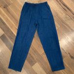 Vintage Denim Embroidered Pant Set Size Medium Blue Photo 9